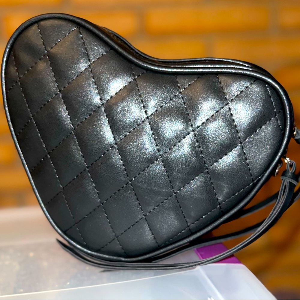 Heart shaped crossbody bag